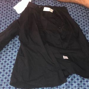 Black dress button up shirt